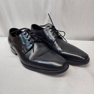 GIFENNSE Men's 10.5 Leather Lace up Leather Lined Perforated Dress Oxfords Shoes